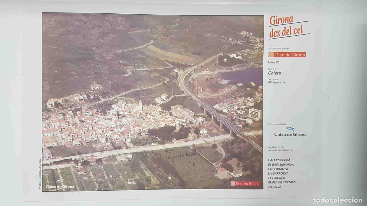Cartoline: Lamina num 50 Girona des del cel: Municipi Colera (Comarca Alt Empord&agrave; - Girona) - NULL