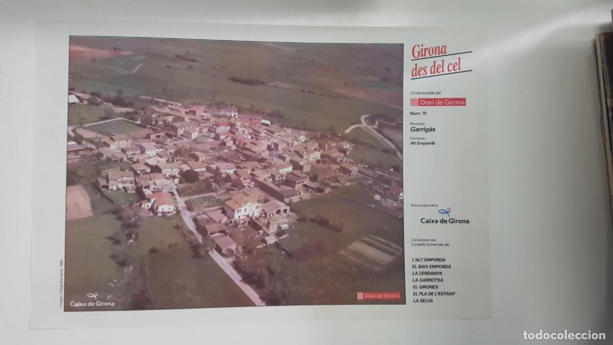 Cartes Postales: Lamina num 75 Girona des del cel: Municipi Garrig&agrave;s (Comarca Alt Empord&agrave; - Girona) - NULL