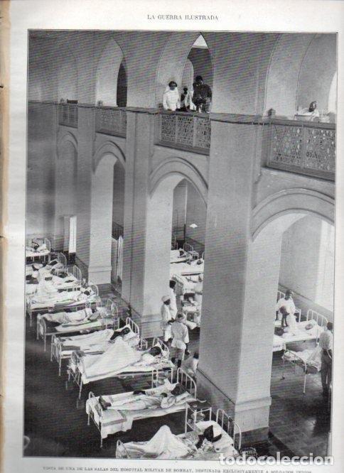 Postkarten: LAMINA V22453: Salas del hospital militar de Bombay - Augusto Riera
