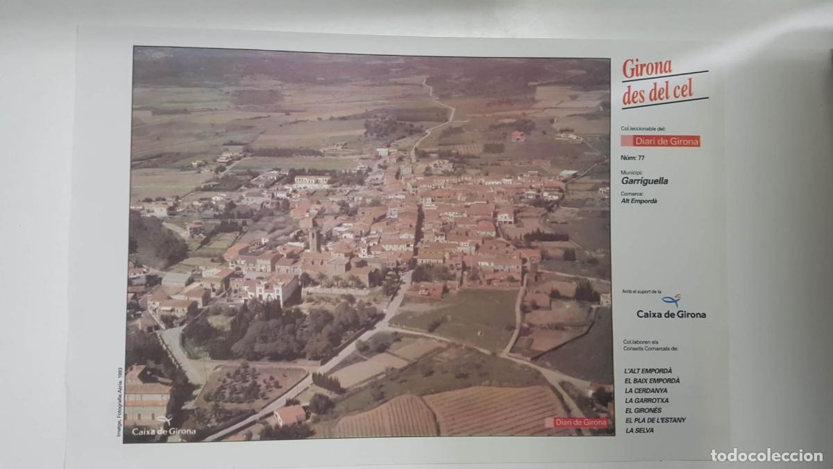 Postais: Lamina num 77 Girona des del cel: Municipi Garriguella (Comarca Alt Empord&agrave; - Girona) - NULL