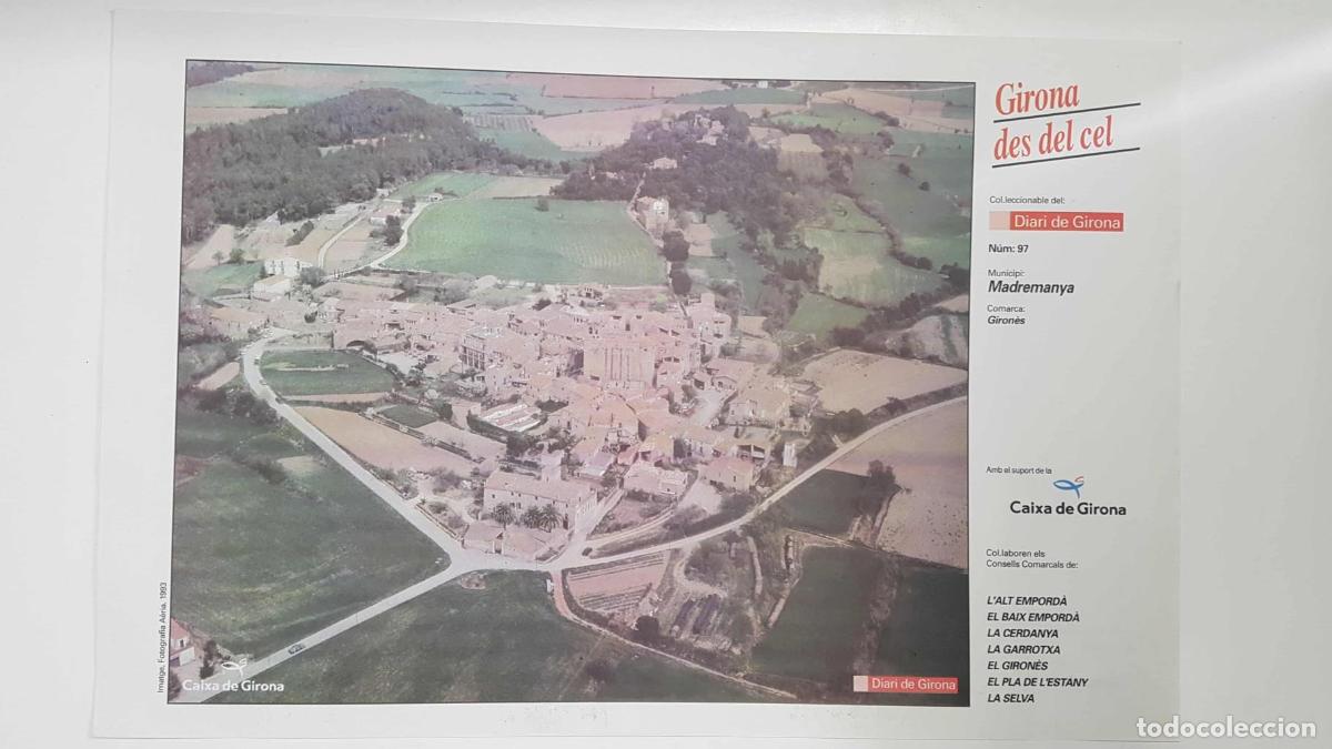 Postais: Lamina num 97 Girona des del cel: Municipi Madremanya (Comarca Giron&egrave;s - Girona) - NULL