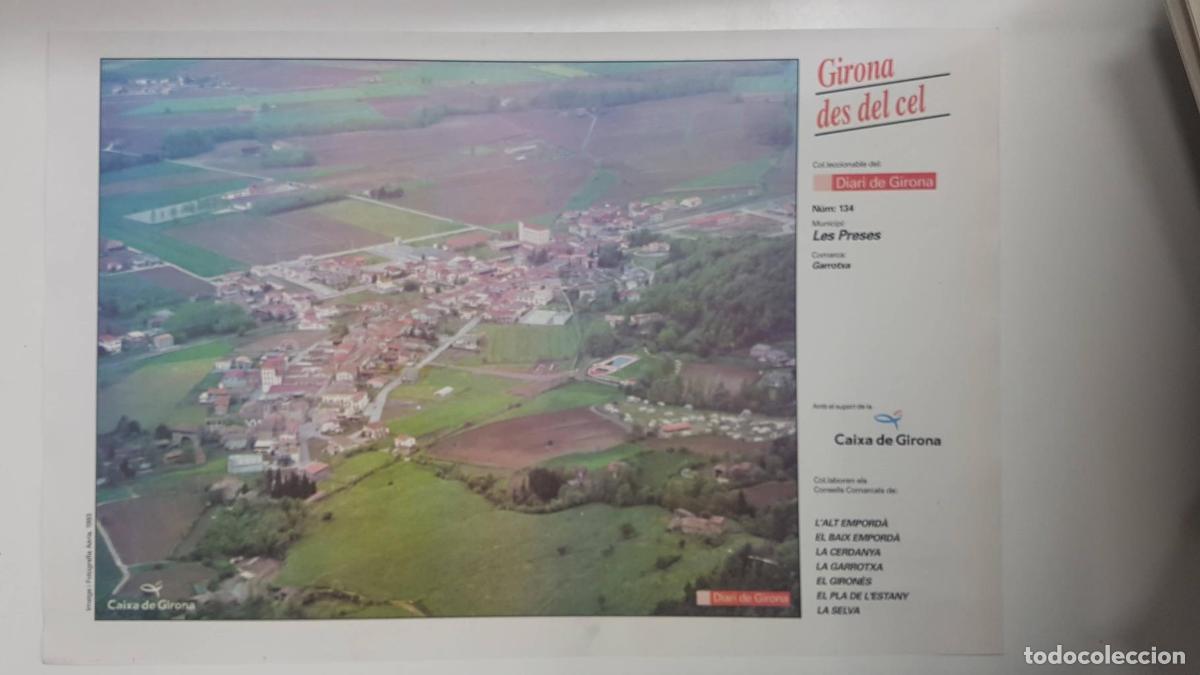 Postcards: Lamina num 134 Girona des del cel: Municipi Les Preses (Comarca Garrotxa - Girona) - NULL