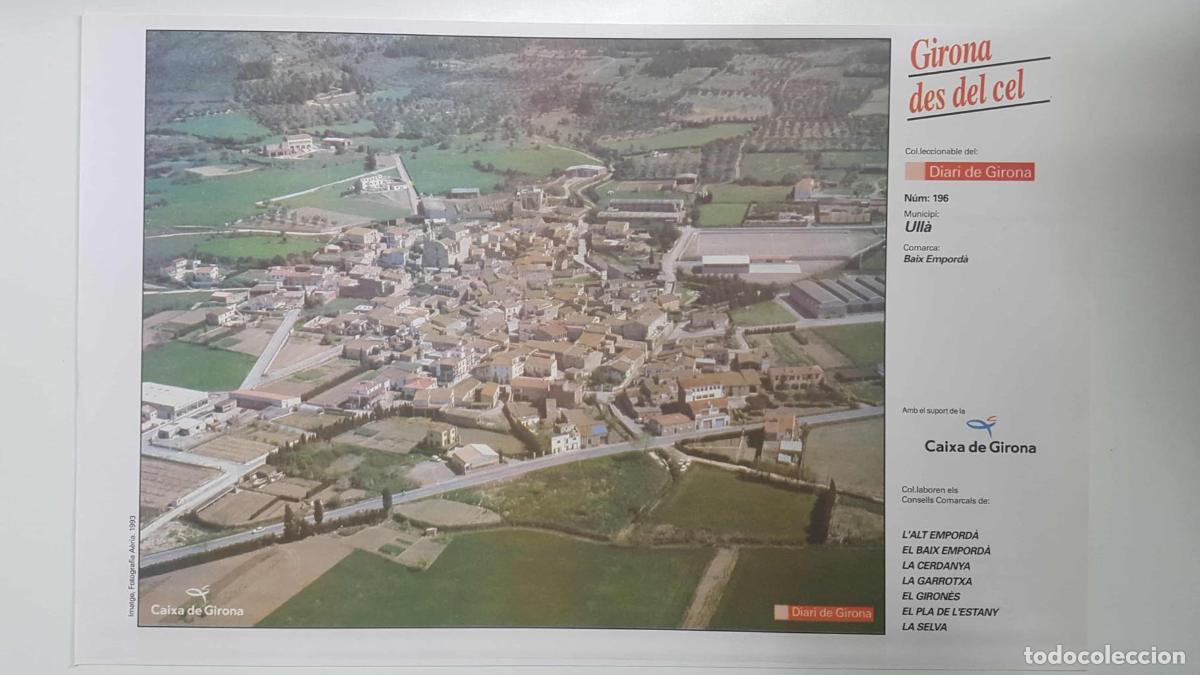 Postkarten: Lamina num 196 Girona des del cel: Municipi Ull&agrave; (Comarca Baix Empord&agrave; - Girona) - NULL