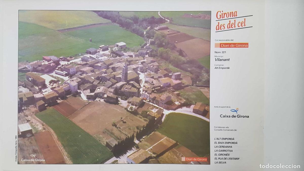 Postkarten: Lamina num 221 Girona des del cel: Municipi Vilanant (Comarca Alt Empord&agrave; - Girona) - NULL