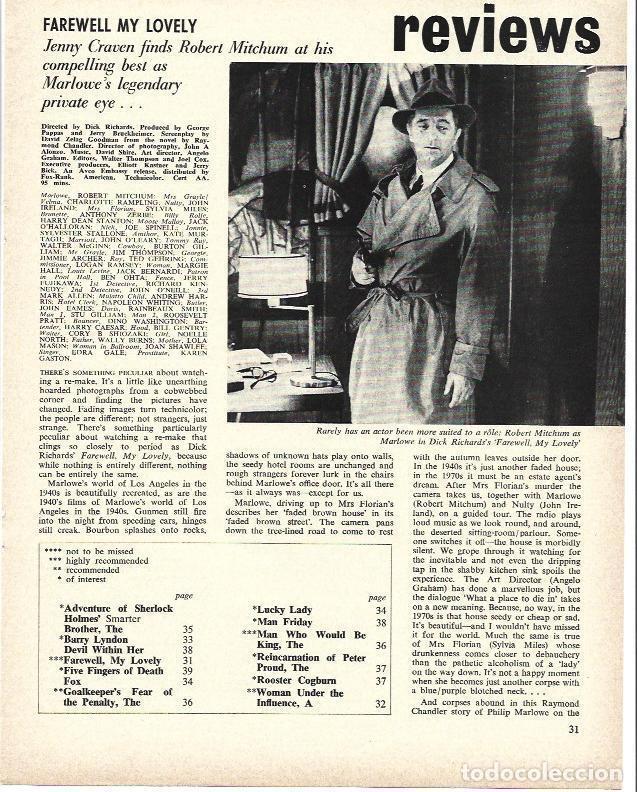 Postales: LAMINA 34655: Robert Mitchum como Marlowe - VVAA