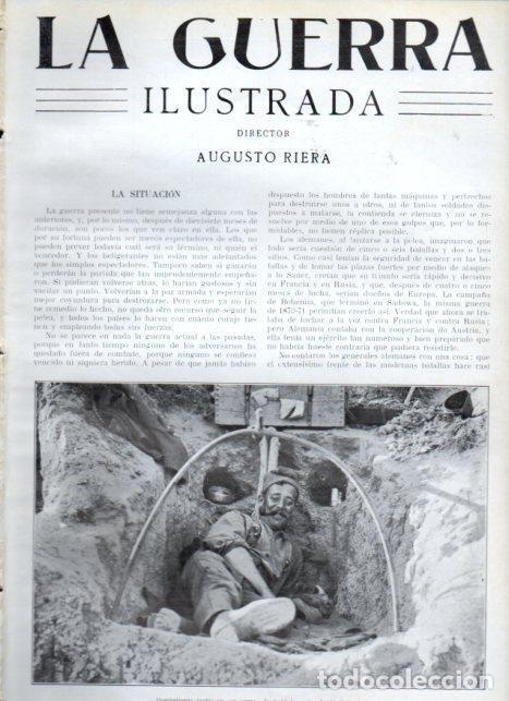 Cartoline: LAMINA V22303: Combatiente ingles en su cueva de Seddul, Galipoli - Augusto Riera