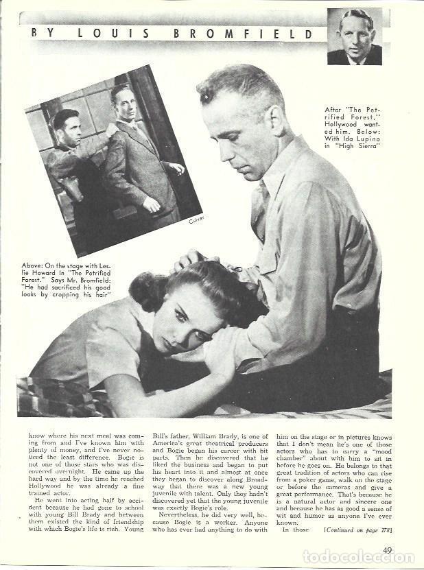 Postais: LAMINA 34553: Ida Lupino y Humphrey Bogart - Martin Levin