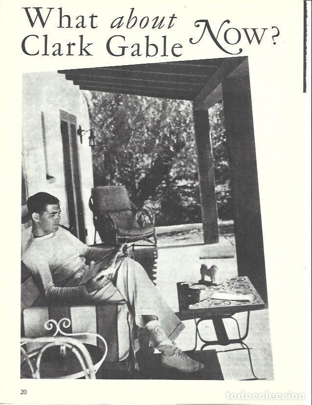 Postais: LAMINA 34538: Clark Gable en su casa - Martin Levin