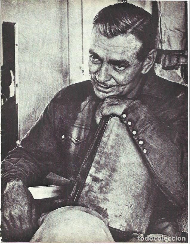 Cartoline: LAMINA 34685: Clark Gable en el rodaje de The Misfits - VVAA