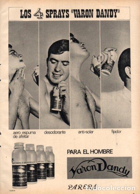 Postales: LAMINA V22138: Publicidad 4 sprays Varon Dandy - Varios