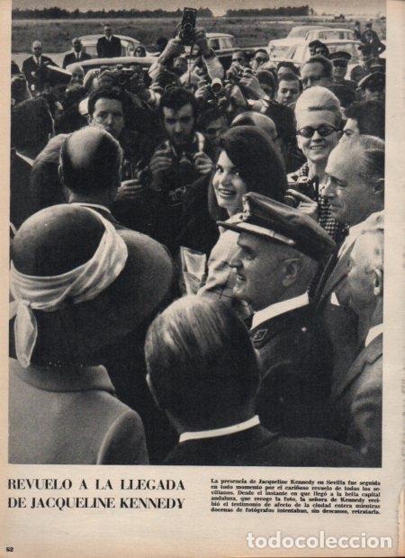 Postales: LAMINA V21766: Jacqueline Kennedy en Sevilla - Varios