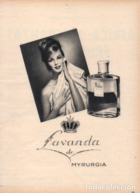 Postales: LAMINA V21684: Publicidad Lavanda de Myrurgia - Varios