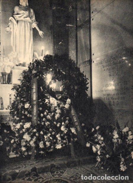 Cartoline: LAMINA V21928: Corona de Flores del aniversario de muerte a Torcuato Luca de Tena - Varios