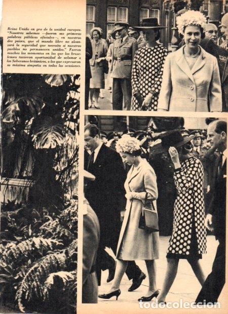 Postcards: LAMINA V21931: Isabel II en Bruselas - Varios