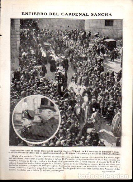 Postkarten: LAMINA V22837: Entierro del Cardenal Sancha en Toledo - Varios