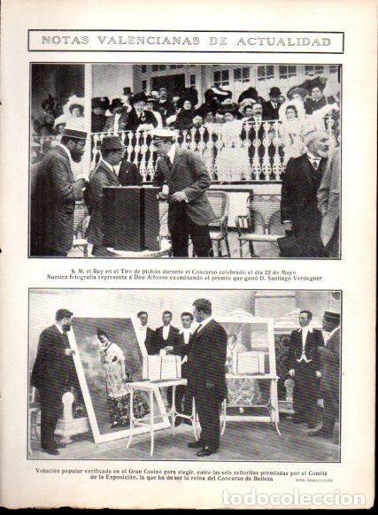 Cartoline: LAMINA V22849: Alfonso XIII en el Tiro de pichon en Valencia - Varios