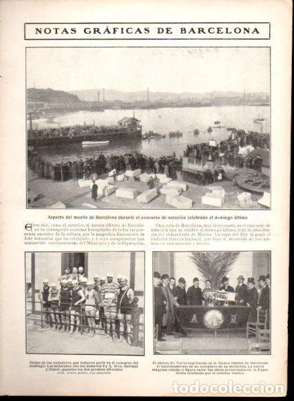 Postais: LAMINA V22818: Concurso de natacion en Barcelona - Varios