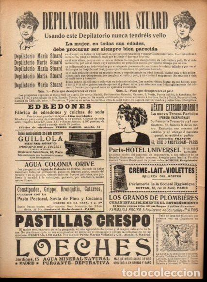 Postcards: LAMINA V22766: Publicidad depilatorio Maria Stuard - Varios