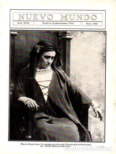 Postkarten: LAMINA V22959: Maria Guerrero en Do&ntilde;a Maria la Brava - Varios