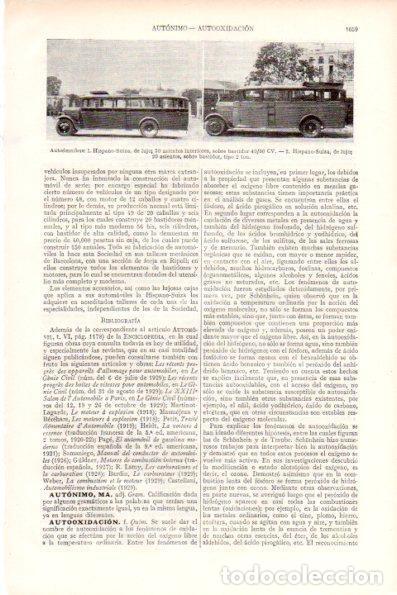 Postales: LAMINA V28889: Autoomnibus Hispano Suiza - Varios