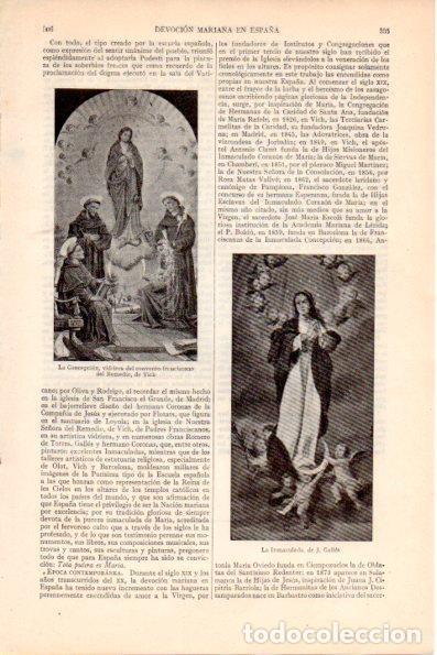 Postcards: LAMINA V28886: La Inmaculada por J. Galles - Varios