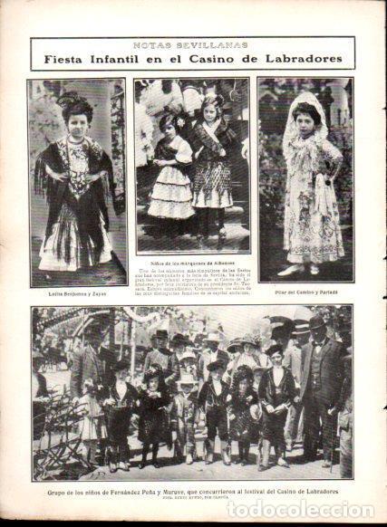 Cartoline: LAMINA V22904: Fiesta infantil den Casino de Labradores de Sevilla - Varios