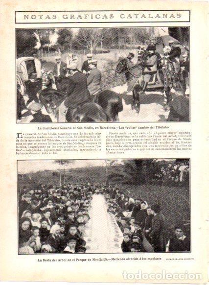 Postkarten: LAMINA V22891: La fiesta del Arbol en el Parque de Montjuich de Barcelona - Varios