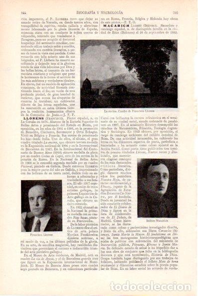 Postales: LAMINA V28849: La Encina por Francisco Llorens - Varios