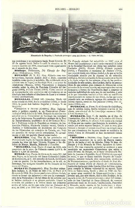 Postkarten: LAMINA ESPASA 39568: Monasterio de Bugedo, Burgos - Varios