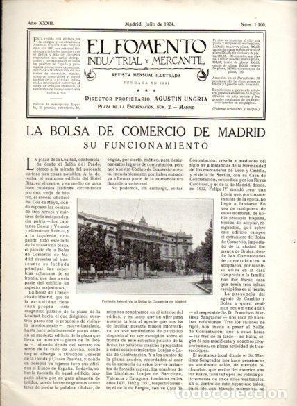 Postkarten: LAMINA V22614: Fachada de la Bolsa de Comercio de Madrid - Varios