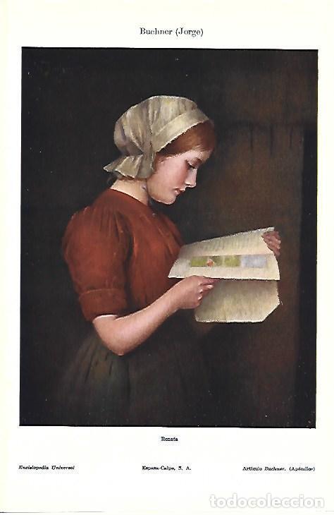 Postales: LAMINA ESPASA 39566: Renata, por Jorge Buchner - Varios