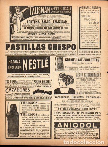Postales: LAMINA V22747: Publicidad Talisman de Felicidad sortija misteriosa - Varios
