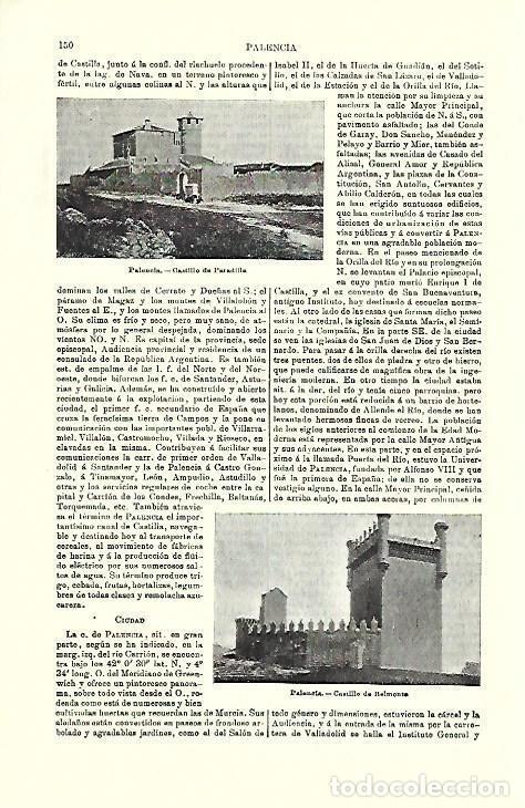 Postkarten: LAMINA ESPASA 39660: Palacios de Belmonte y Paradilla en Palencia - Varios