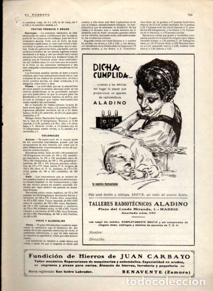 Postales: LAMINA V22696: Publicidad Talleres Radiotecnicos Aladino - Varios