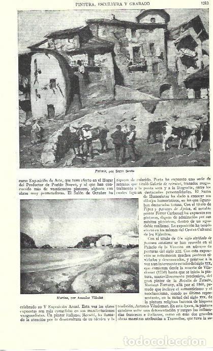 Cartoline: LAMINA ESPASA 39348: Paisajem, por Serra Santa y Marina, por Amador Vi&ntilde;olas - Varios