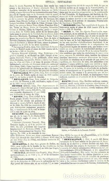 Postales: LAMINA ESPASA 39474: Escuela Normal de Sevres - Varios