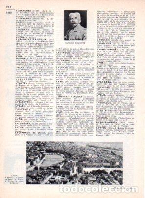 Postais: LAMINA V23566: Vue aerienne de Lyon - Varios