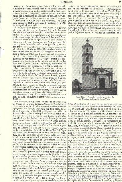 Cartoline: LAMINA ESPASA 39381: Iglesia de Nuestra Se&ntilde;ora del Buen Viaje en Remedios - Varios