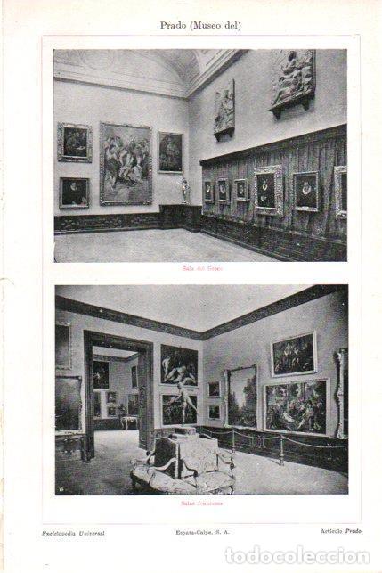 Postales: LAMINA V30156: Sala del Greco y Salas francesas en Museo del Prado - Varios