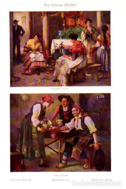 Postkarten: LAMINA V30274: Arreglando el altar y Susana de aldea por Poy Dalmau - Varios