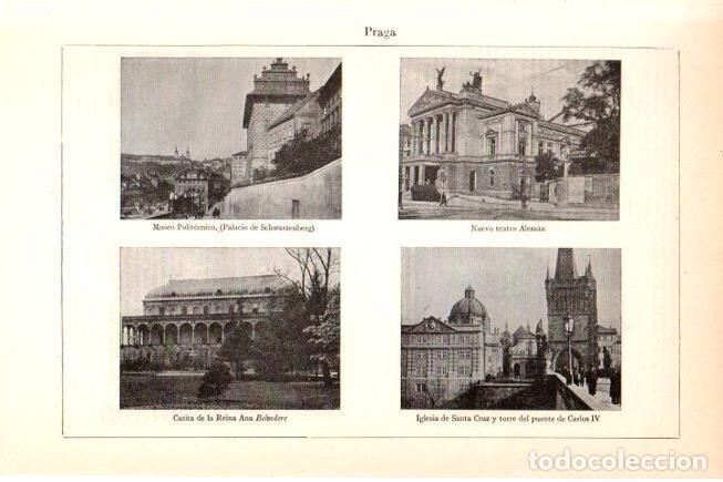 Postkarten: LAMINA V30311: Edificios en Praga - Varios