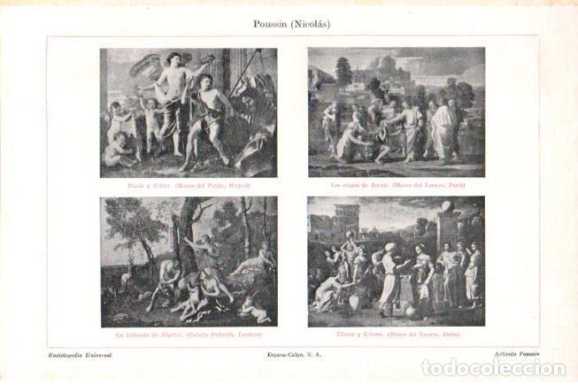 Cartoline: LAMINA V30314: Obras por Nicolas Poussin - Varios