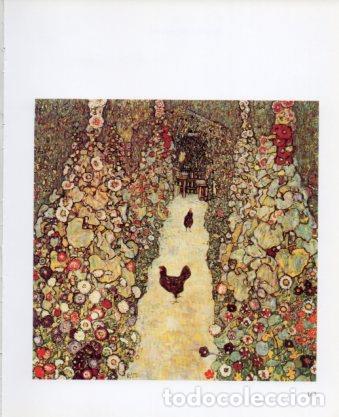 Cartoline: LAMINA V23300: Gustav Klimt. Huerto con pollos - Varios