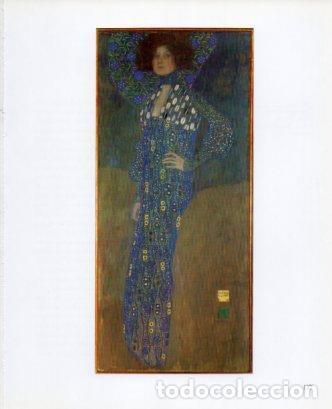 Postcards: LAMINA V23277: Gustav Klimt. Retrato de Emilie Floge - Varios