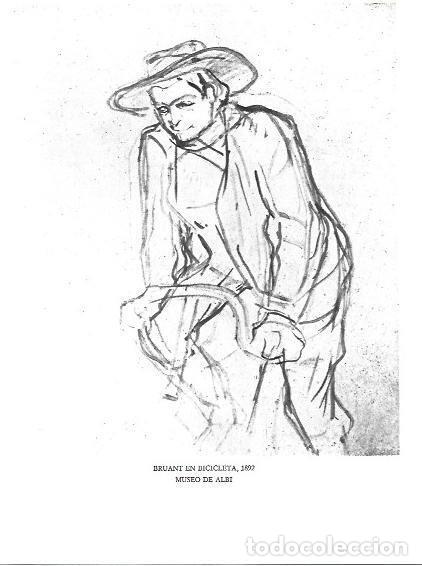 Postcards: LAMINA 33200: Bruant en bicicleta - Jean Bouret