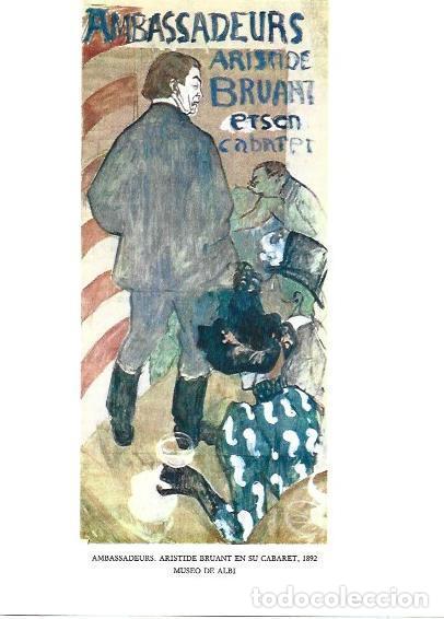 Postcards: LAMINA 33201: Ambassadeurs. Aristide Bruant en su cabaret - Jean Bouret