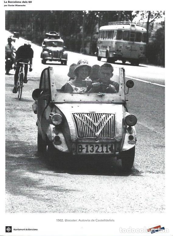 Cartoline: LAMINA 33366: Biscuter en la Autovia de Castelldefels - Xavier Miserachs