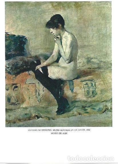Postcards: LAMINA 33185: Mujer sentada en un divan - Jean Bouret