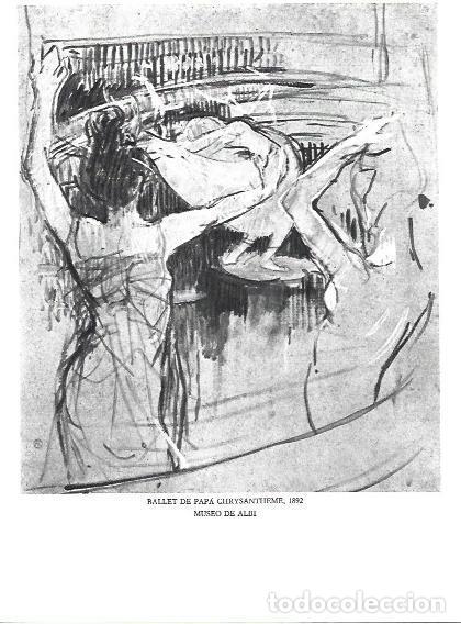 Postales: LAMINA 33214: Ballet dfe Papa Chrysantheme - Jean Bouret
