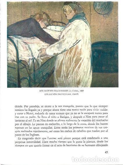 Postais: LAMINA 33189: Dos mujeres haciendose la cama - Jean Bouret